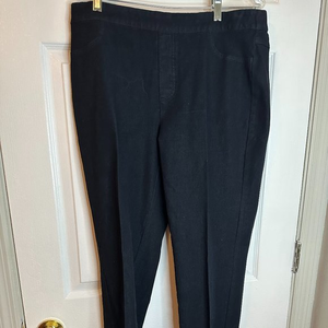 Black 14 Isaac Mizrahi Live Regular 24/7 Denim Straight Leg‎ Jeans